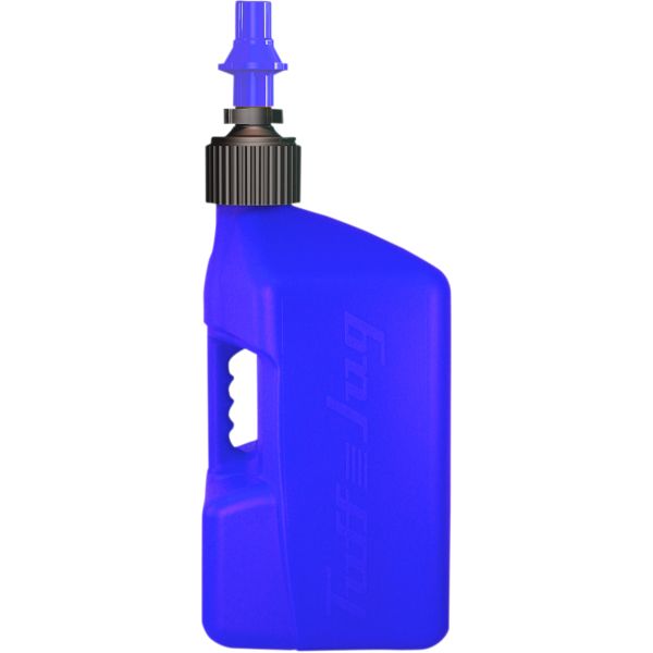 Fuel Cans & Plastics Tuff Jug CONTAINER 10L BLUE WITH BLUE QUICK FILL NOZZLE