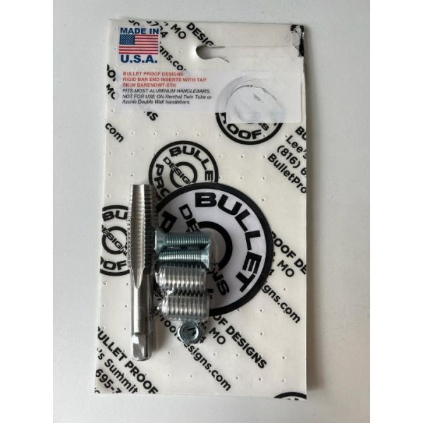 Grips Enduro/MX Bullet Proof Designs Rigid Bar Inserts With Tap