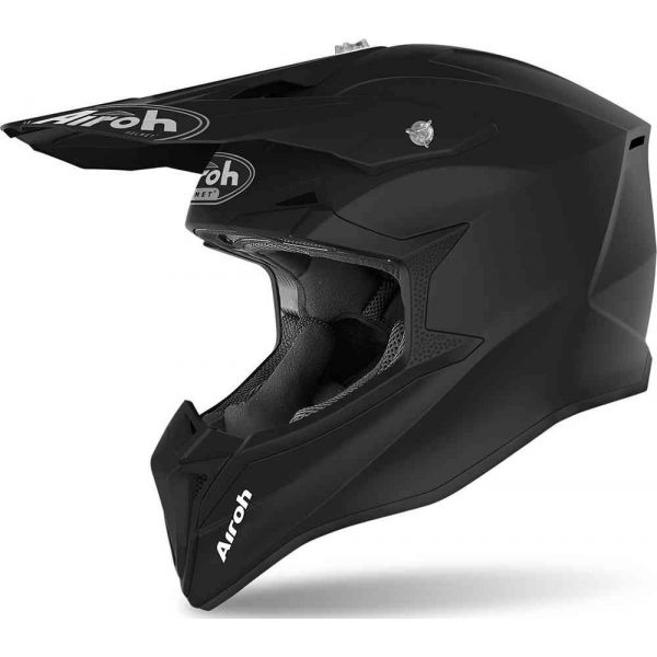 Helmets MX-Enduro Airoh Helmet Wraap Color Black Matt