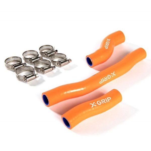 Hoses and Caps X-Grip SILICONE RADIATOR HOSE KTM/Husq 2020 - Orange