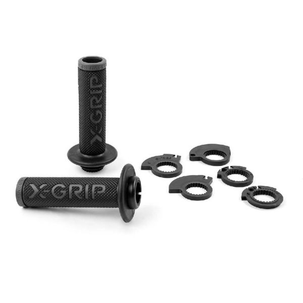 Grips Enduro/MX X-Grip Grips Open End Braaaap Black/Grey XG-2099-OE