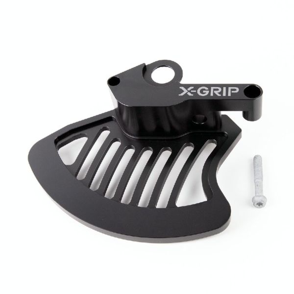 Brake Rotor Protection X-Grip Front Brake Disc Guard KTM/HSQ/Gas EXC(F)/SX(F)/TE/FE/EC(F) Black XG-2405