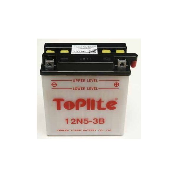 Maintenance Battery Yuasa Toplite 12N5-3B (CU INTR., NU INCL. ACID)