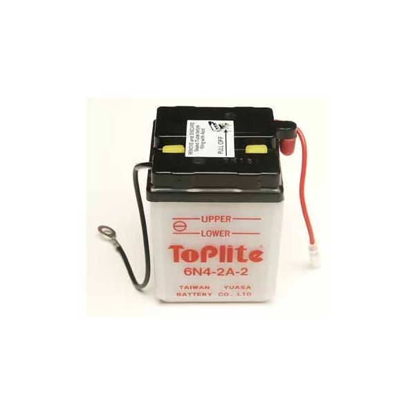 Maintenance Battery Yuasa Toplite 6N4-2A-2 (CU INTR., NU INCL. ACID)