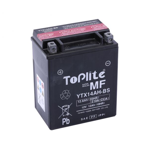 Maintenance Free Battery Yuasa Toplite TOPLITE YUASA - YTX14AH-BS (FARA INTR., INCL. ACID)