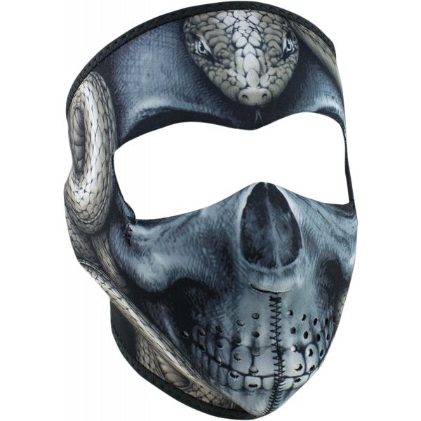 Face Masks ZanHeadGear Full Face Mask Snake Skull One Size Wnfm415