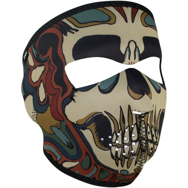 Face Masks ZanHeadGear Full Face Mask Psychedelic Skull One Size Wnfm179