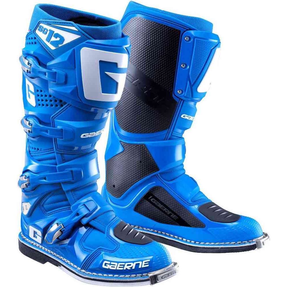 Moto Enduro SG12 Solid Blue Boots | Gaerne - Moto24