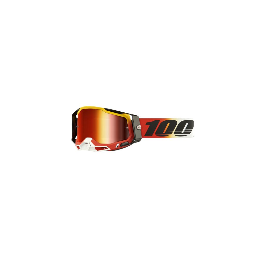 Moto MX/Enduro Goggles Racecraft 2 Ogusto Red-Mirror  Lens 50010-00024