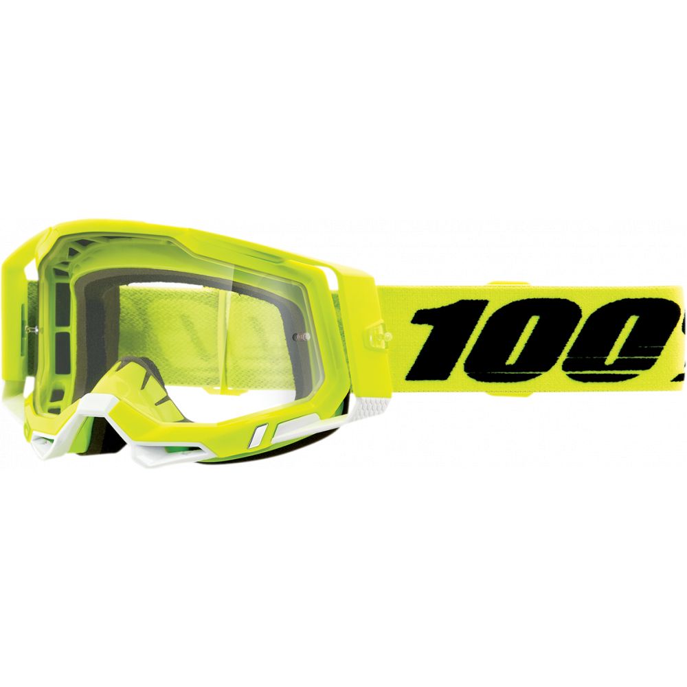 Goggle MX Racecraft 2 Fluo Yellow Clear Lens | 100 la suta - Moto24