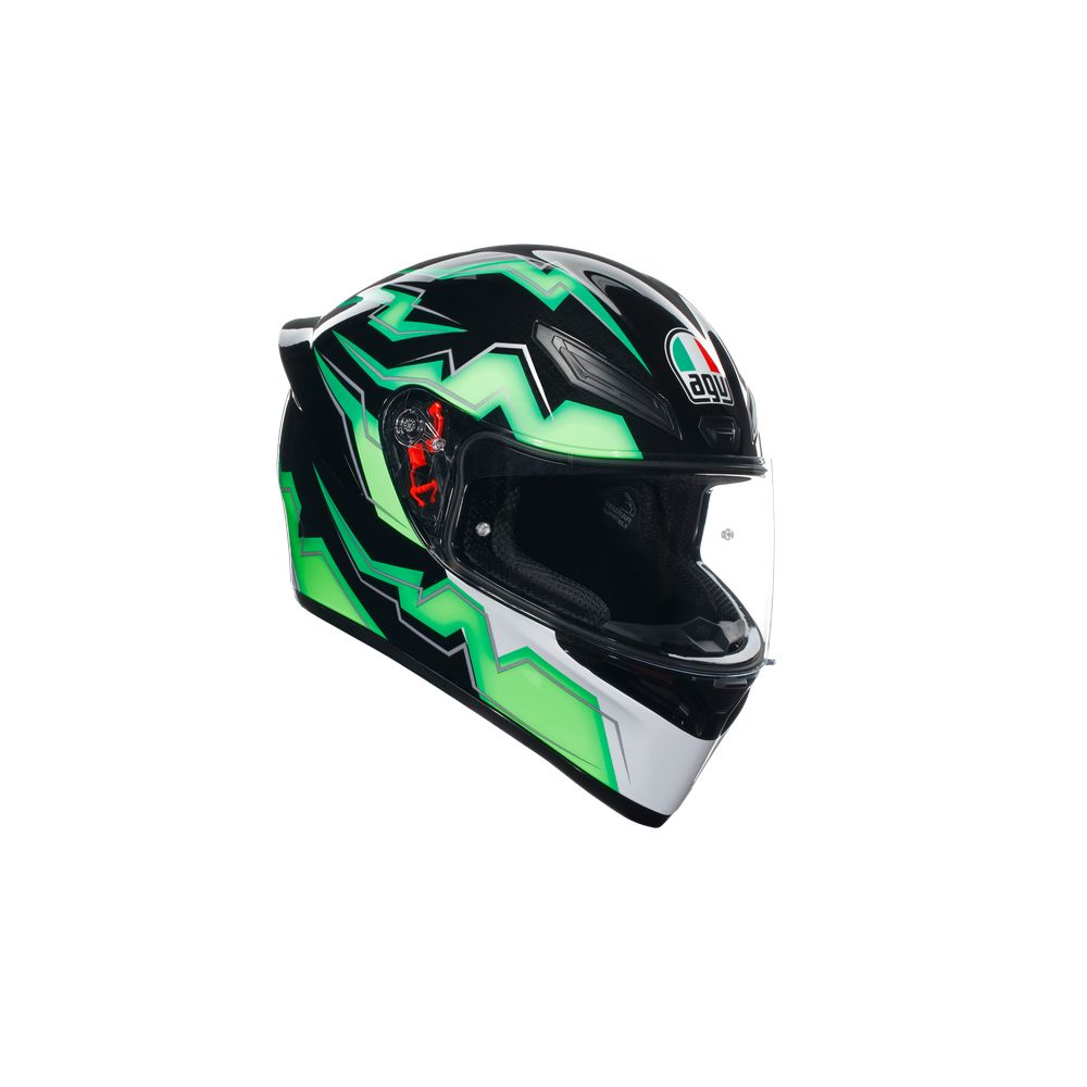 Casca Moto Full-Face K1 S E2206 Kripton Black/Green | AGV - Moto24