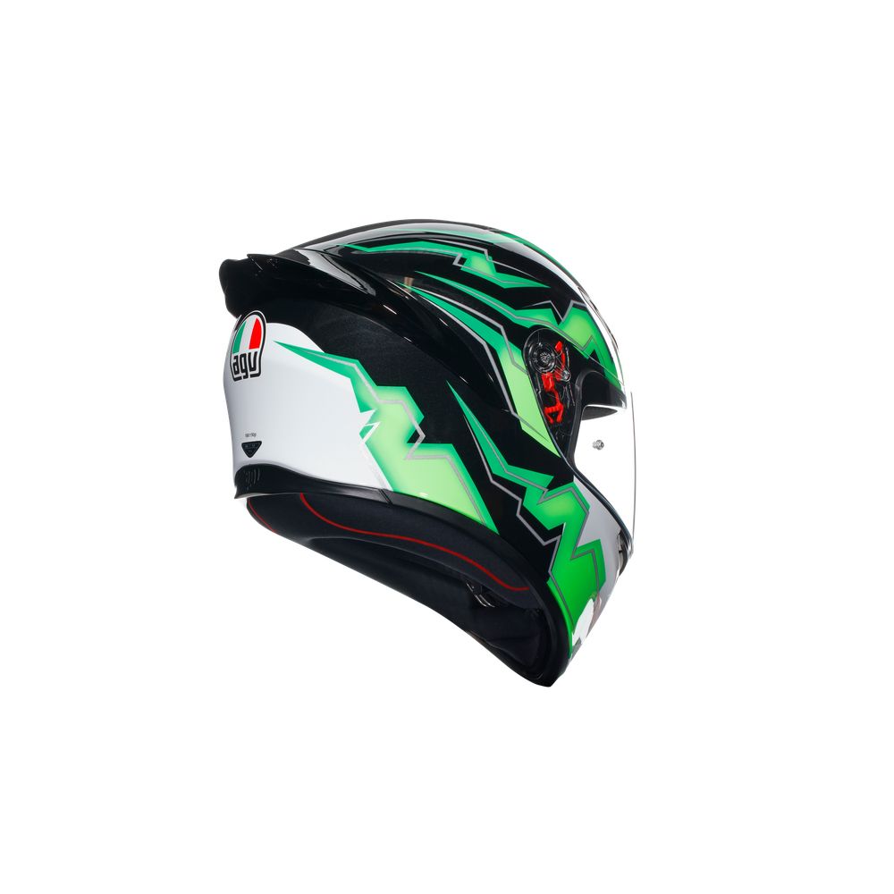 Casca Moto Full-Face K1 S E2206 Kripton Black/Green | AGV 2118394001-007 -  Moto24