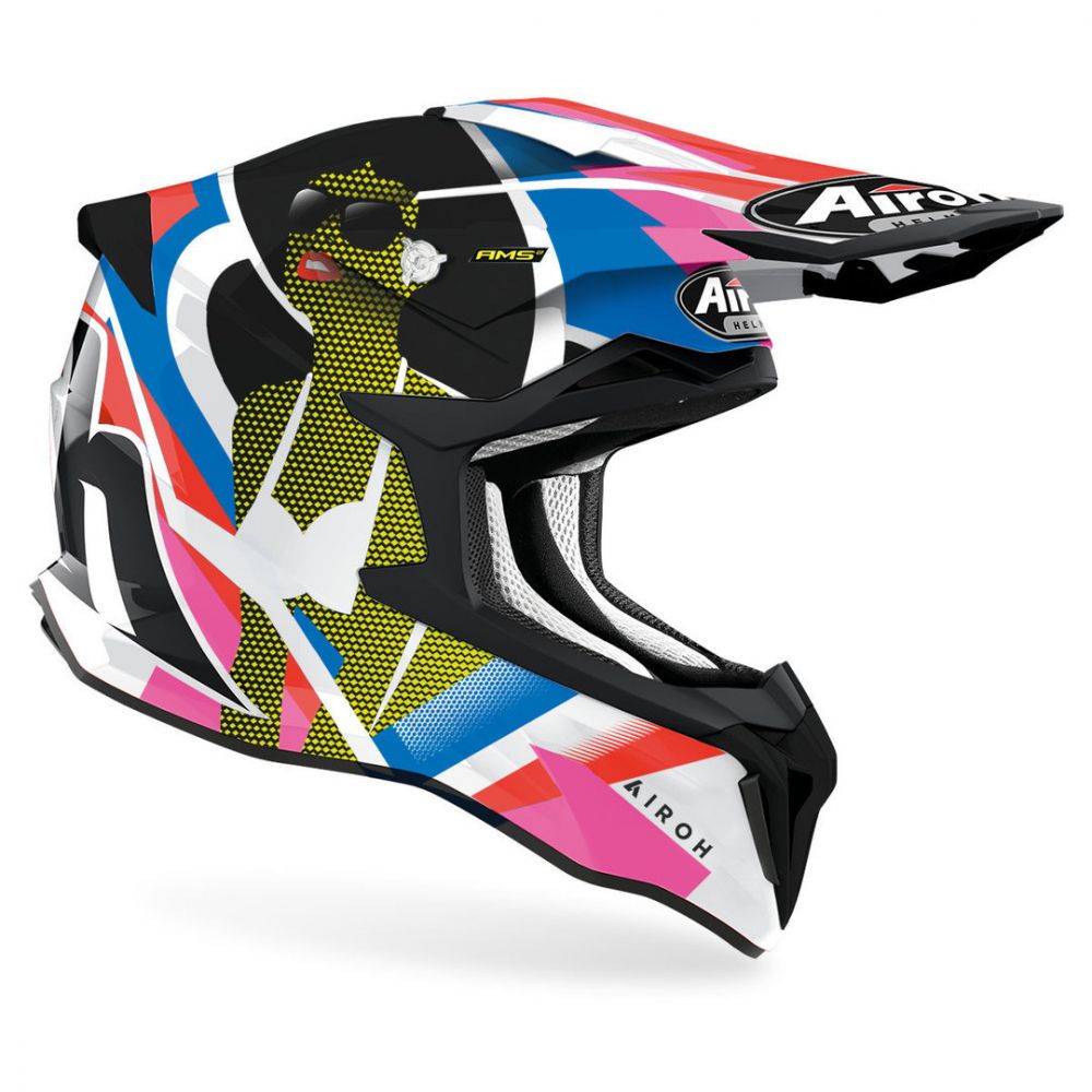 Enduro Moto Helmet Aviator Strycker View Gloss 23 | Airoh - Moto24
