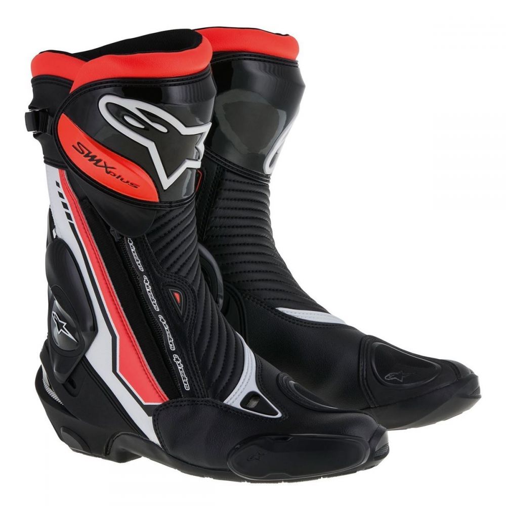 Cizme Racing SMX Plus Black/Red/White | Alpinestars 2221015125-41 - Moto24