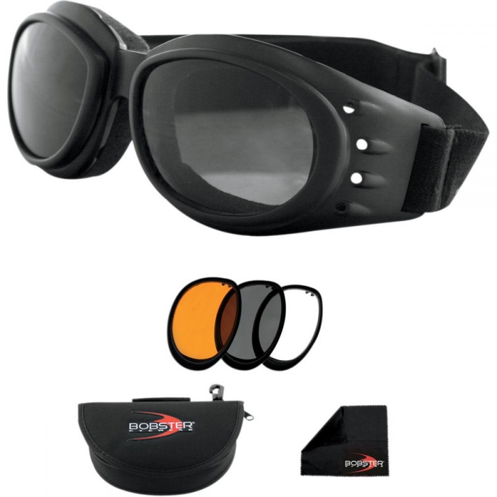 Ochelari Cruiser 2 Adventure Black Lenses Interchangeable | Bobster  BCA2031AC - Moto24