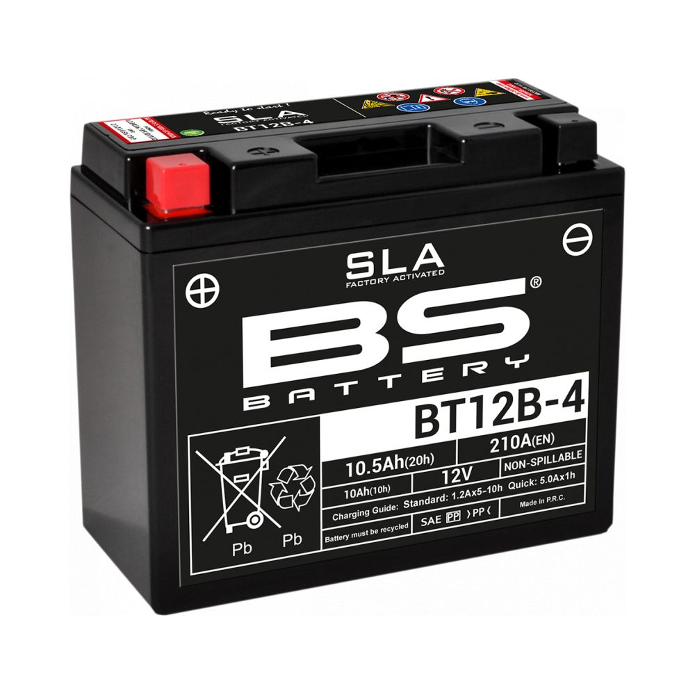 Baterie Moto Bt12b-4 SLA 12v 210A 300643 | BS BATTERY 21130623 - Moto24