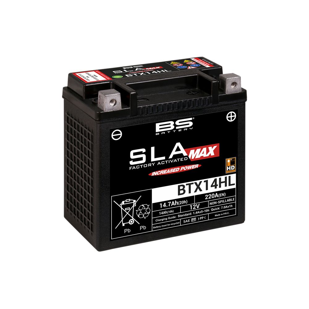 Baterie Moto Btx14hl SLA Max 12v 220A 300882 | BS BATTERY 21130636 - Moto24