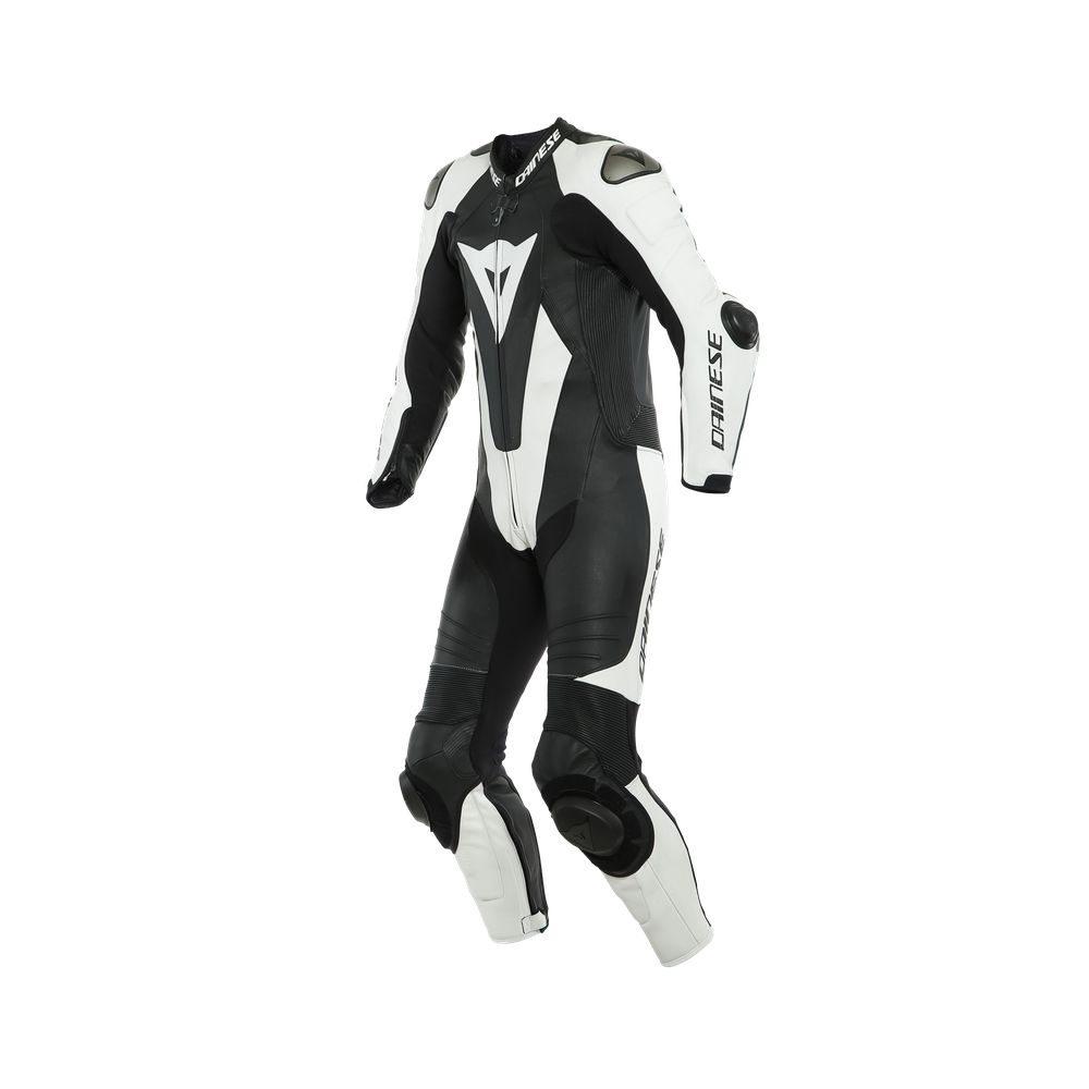 Laguna Seca 5 1Pc Leather Suit Perf. Black/White 23 | Dainese - Moto24