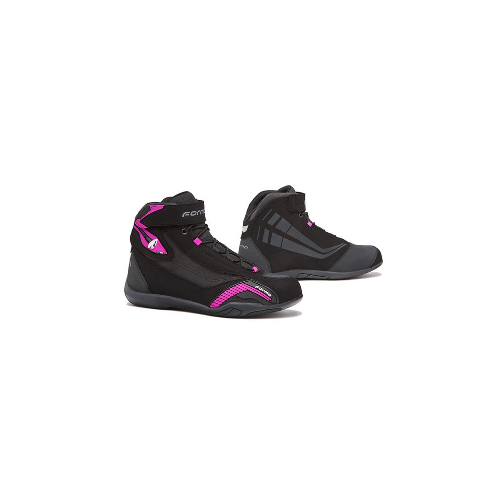 Ghete Moto Dama Genesis Black/Pink | Forma Boots - Moto24