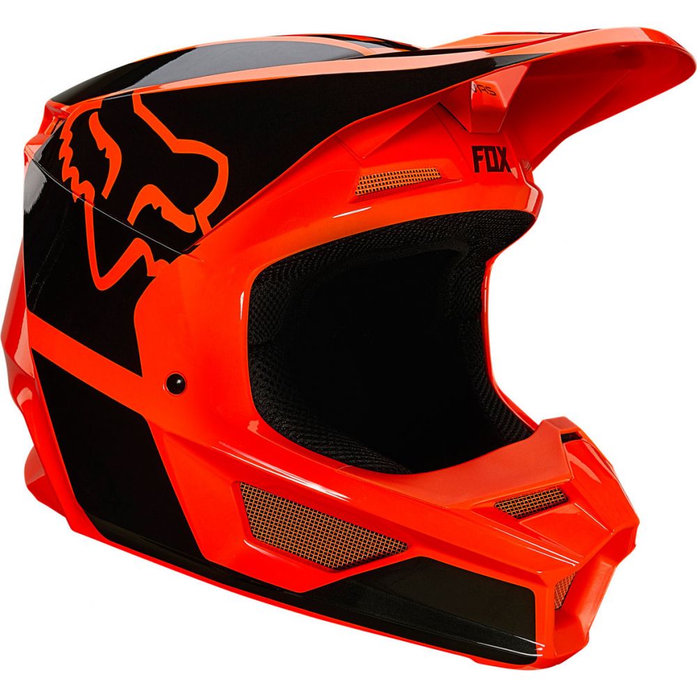 V1 Revn Black/Orange MX Helmet | Fox Racing - Moto24