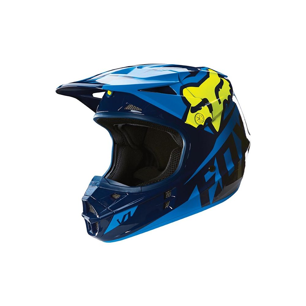 LICHIDARE STOC Casca V1 Race Blue | Fox Racing - Moto24