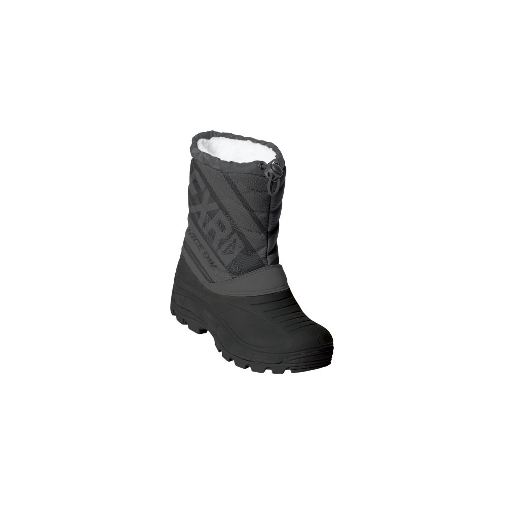 Snowmobil Octane Black/Charcoal Youth Snow Boots
