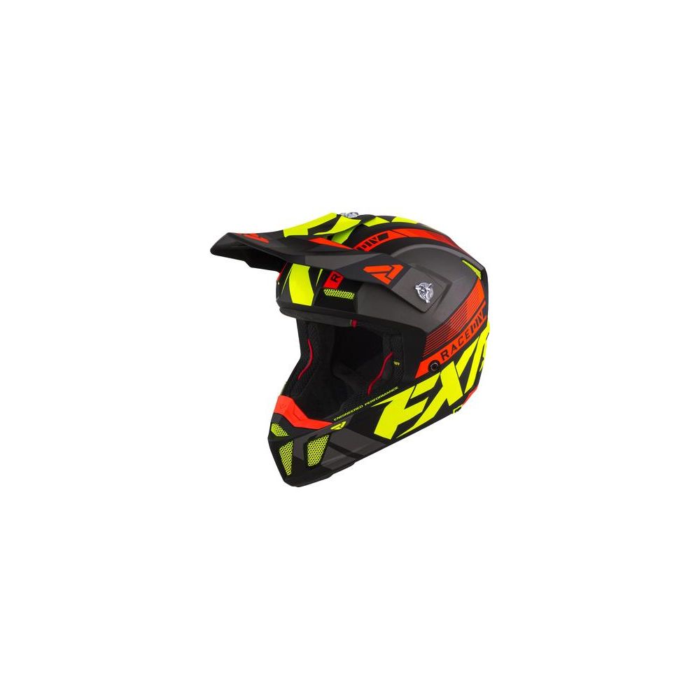 Clutch Boost Helmet Hi Vis/Nuke Red/Grey | FXR - Moto24