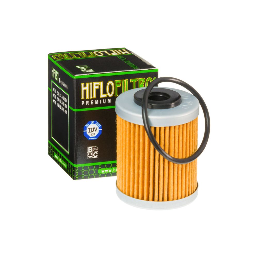 FILTRU ULEI HF157 KTM 00-11 SCURT | Hiflofiltro HF157 - Moto24