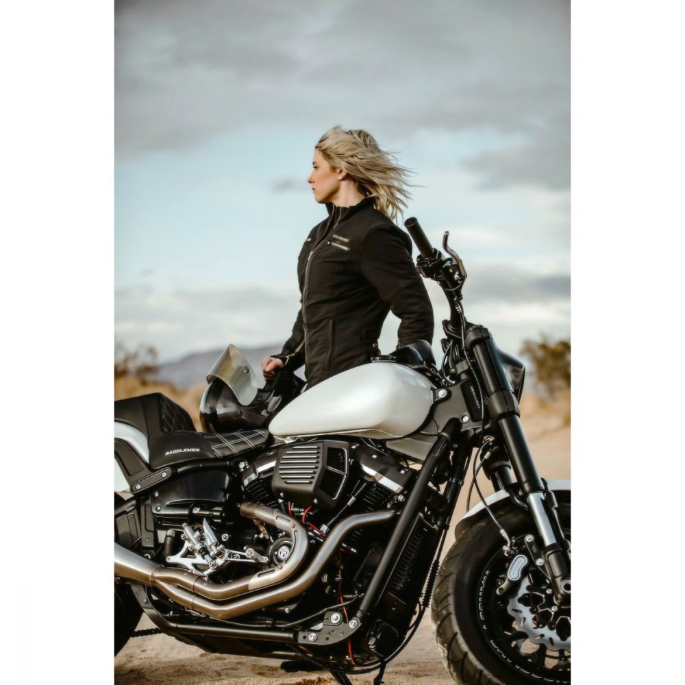 Geaca Moto Dama Textila Hella Black | Icon - Moto24