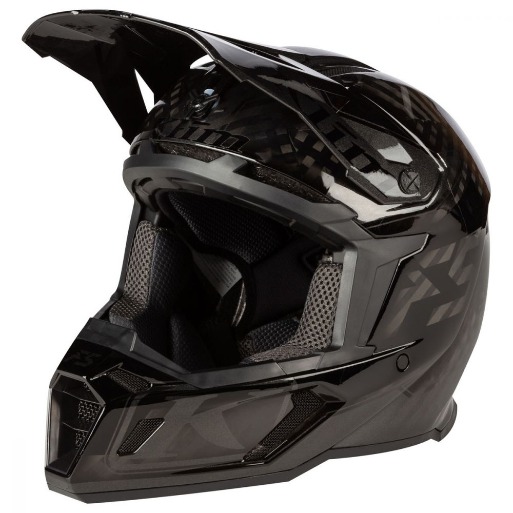 Casca Moto Enduro F5 Helmet ECE Shred Black Asphalt