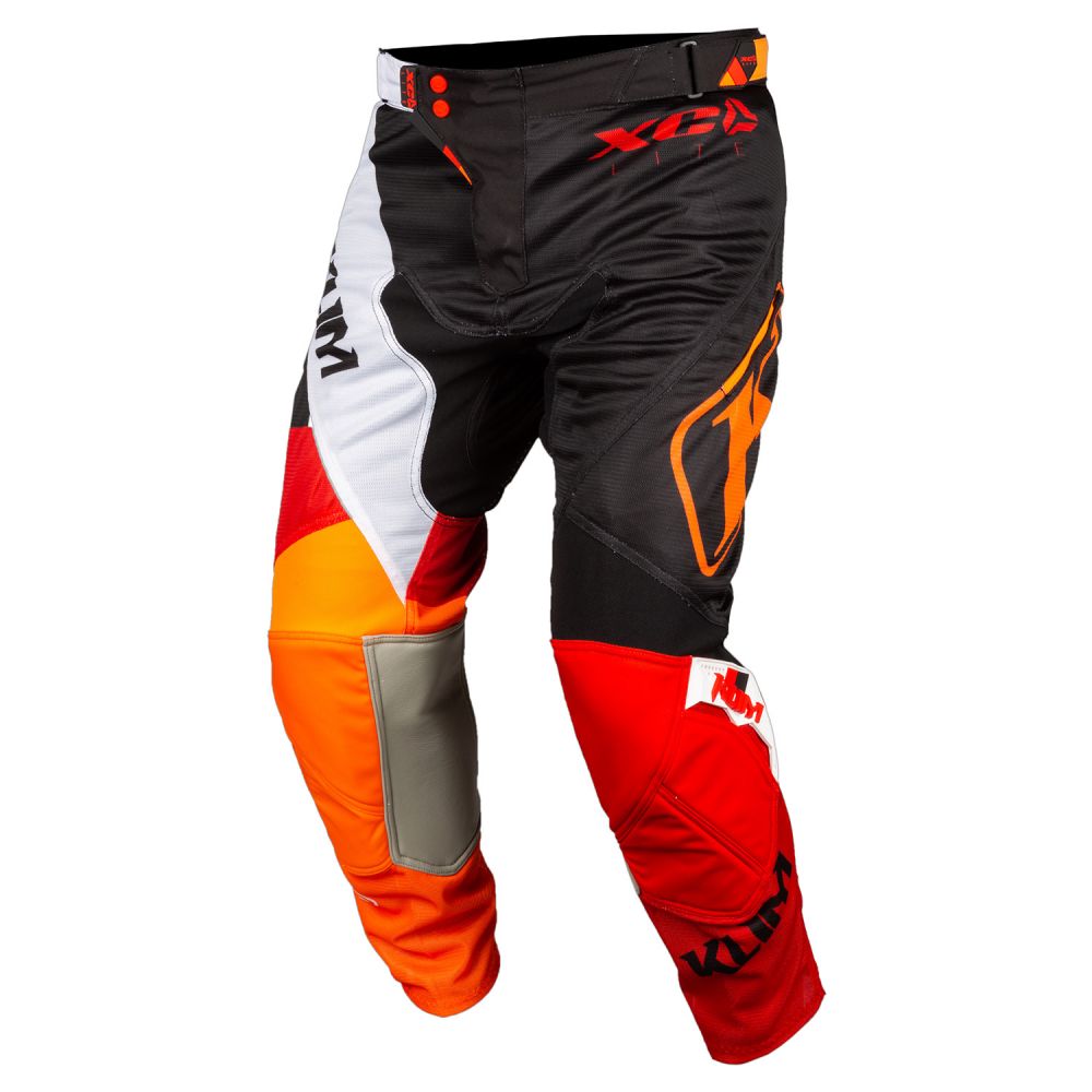 Pantaloni Moto MX XC Lite multicolor-portocaliu 2021 | Klim - Moto24