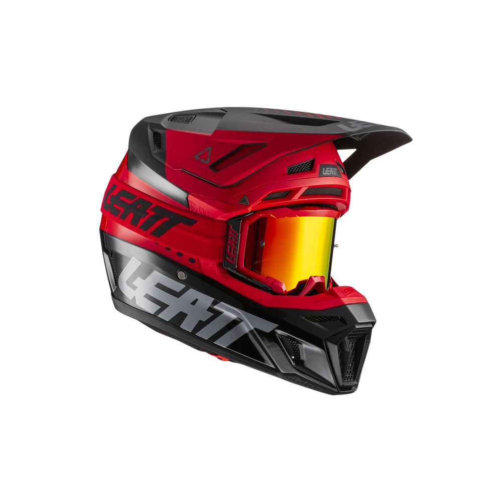 Helmet Moto MX 8.5 + 5.5 Goggles Red | Leatt - Moto24