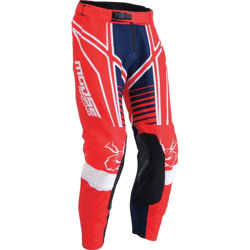 Pantaloni Moto Enduro/MX Agroid Red/White/Black 24