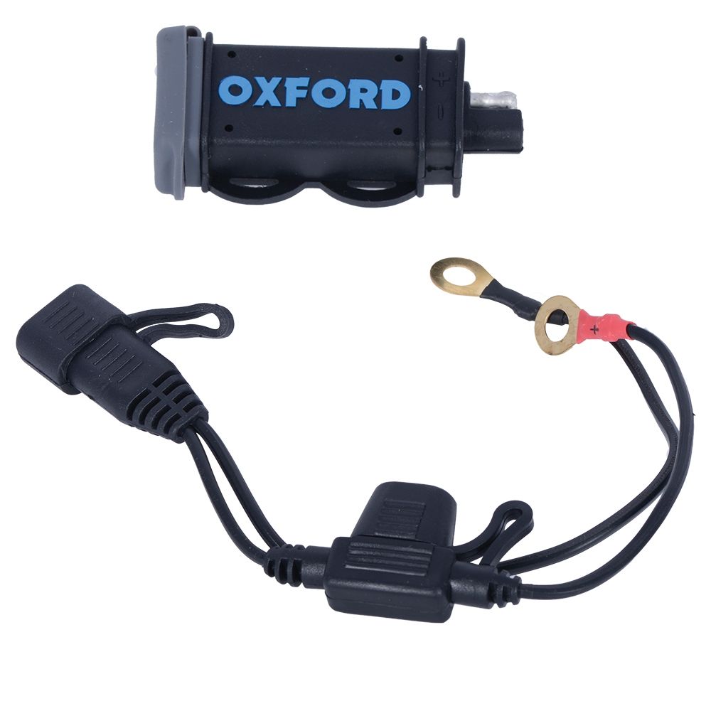USB 2.1AMP FUSED POWER CHARGING KIT | Oxford - Moto24