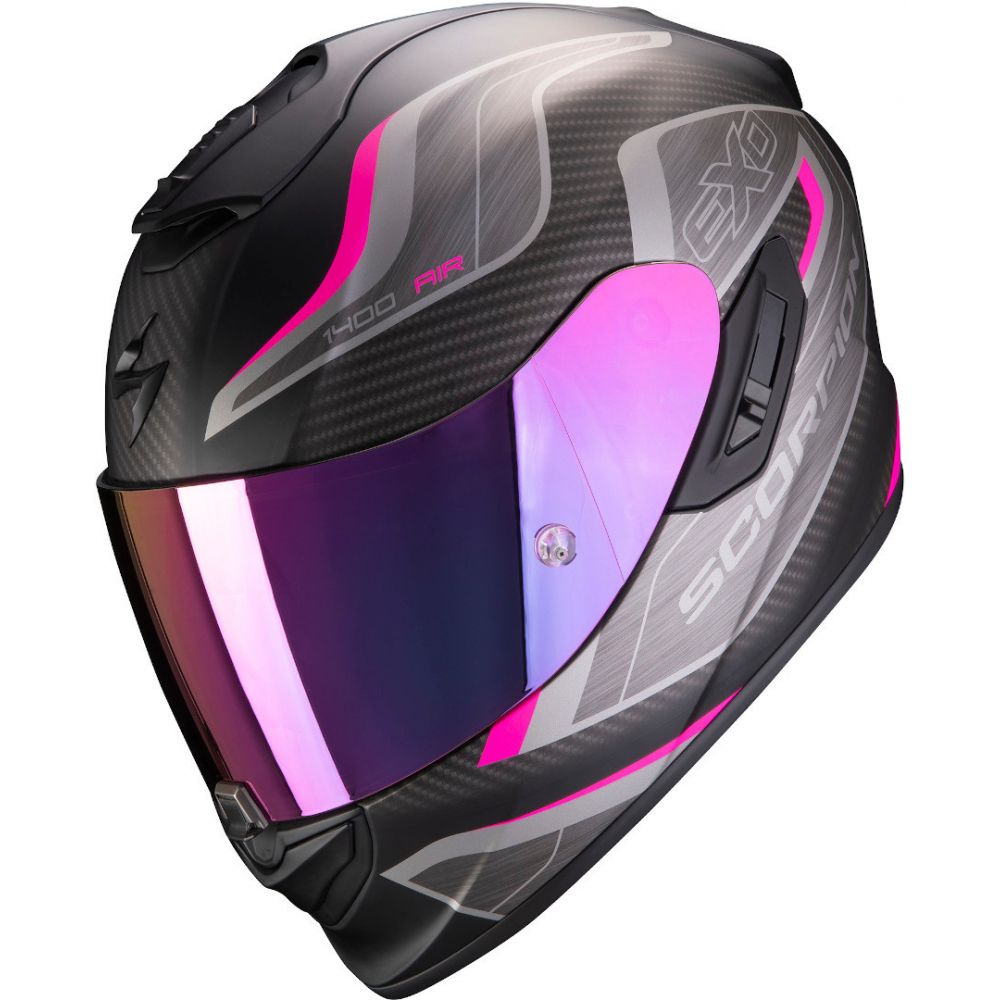 Casca Moto Full-Face Exo 1400 Air Attune Matt Black/Pink | Scorpion Exo  14-298-179 - Moto24
