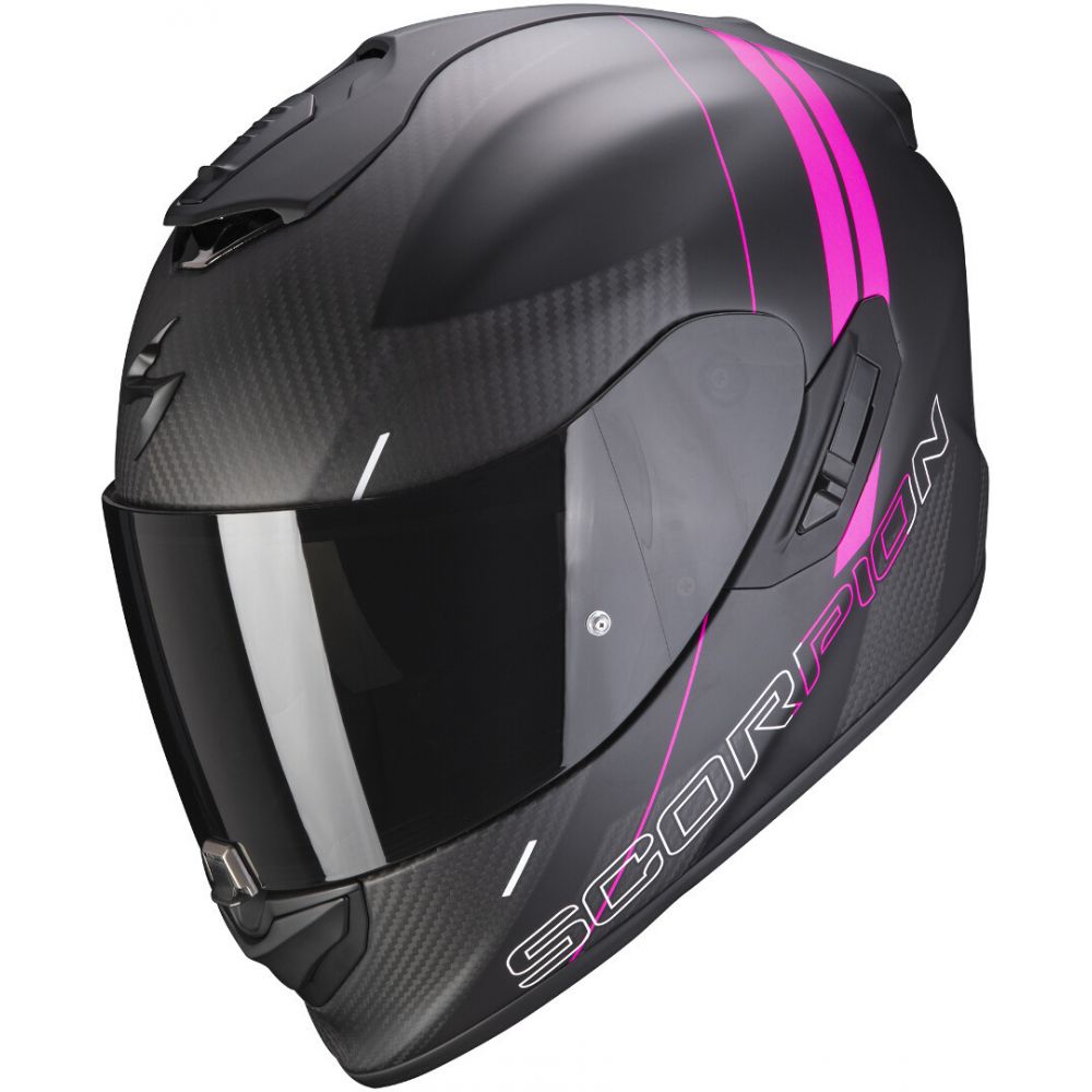 Casca Moto Full-Face Exo 1400 Carbon Air Drik Matt Black/Pink | Scorpion  Exo 14-331-179 - Moto24