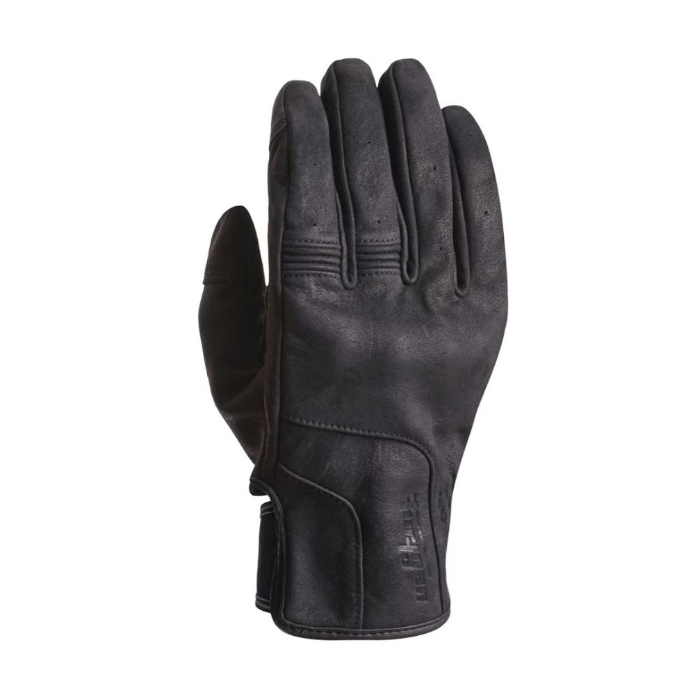 Textile/Leather Moto Gloves TD Vintage D30 Black 4588-1