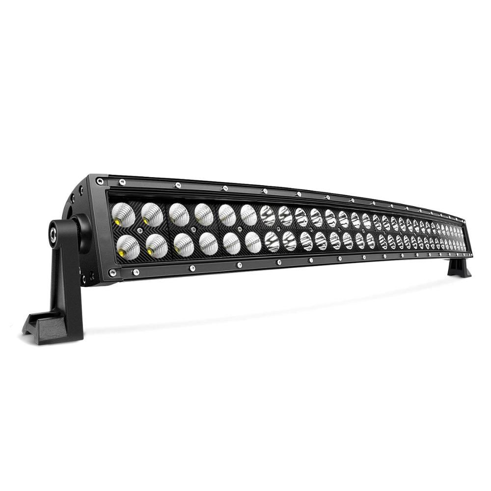 LED Bar 240W 105cm Curved Black Series Side Clamps | XTC Lights - Moto24