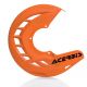 Brake Rotor Protection Acerbis AC X-Brake Orange Front Disc Cover